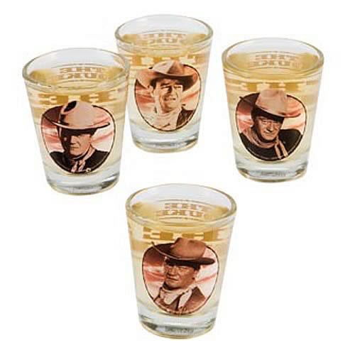 John Wayne Shot Glass 4-Pack
